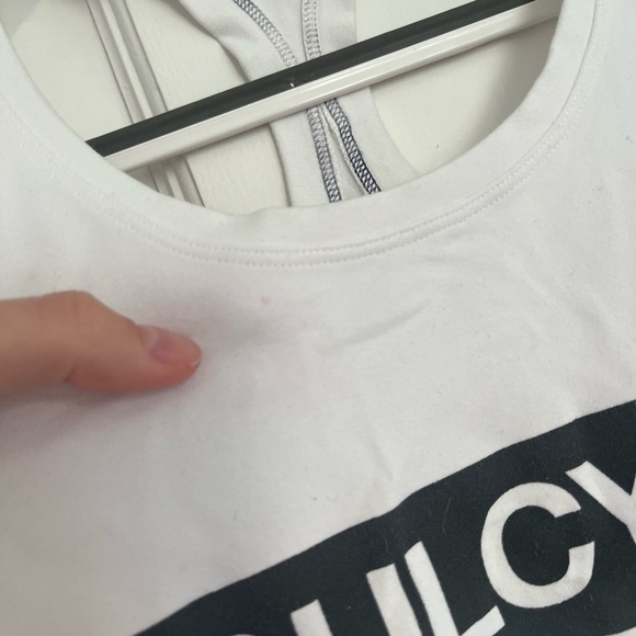 Lululemon SoulCycle Power Y V-Back White Tank Top - Picture 4 of 4
